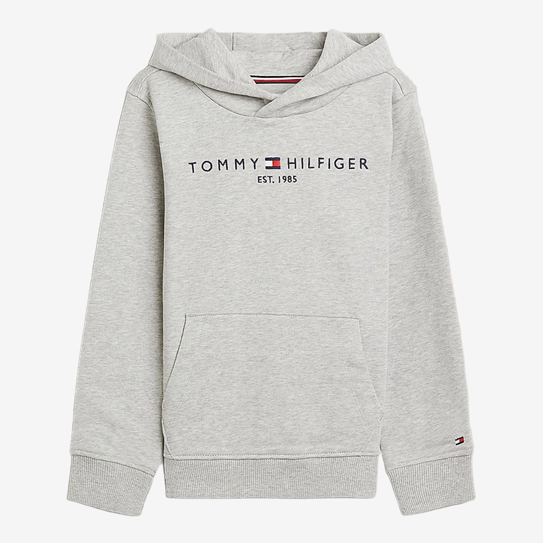 Tommy Hilfiger Boys Essential Grey Hoodie | Casa Childrenswear