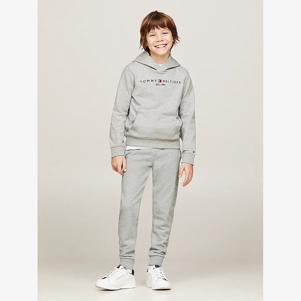 Tommy Hilfiger Boys Essential Grey Hoodie | Casa Childrenswear