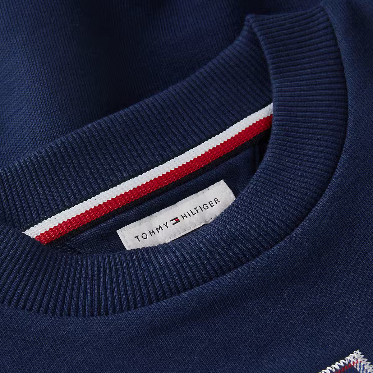 Tommy Hilfiger Baby Boys Navy TH Tracksuit Set - joggers front view