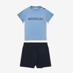Moncler Enfant Boys Blue & Navy Short Set | Casa Childrenswear