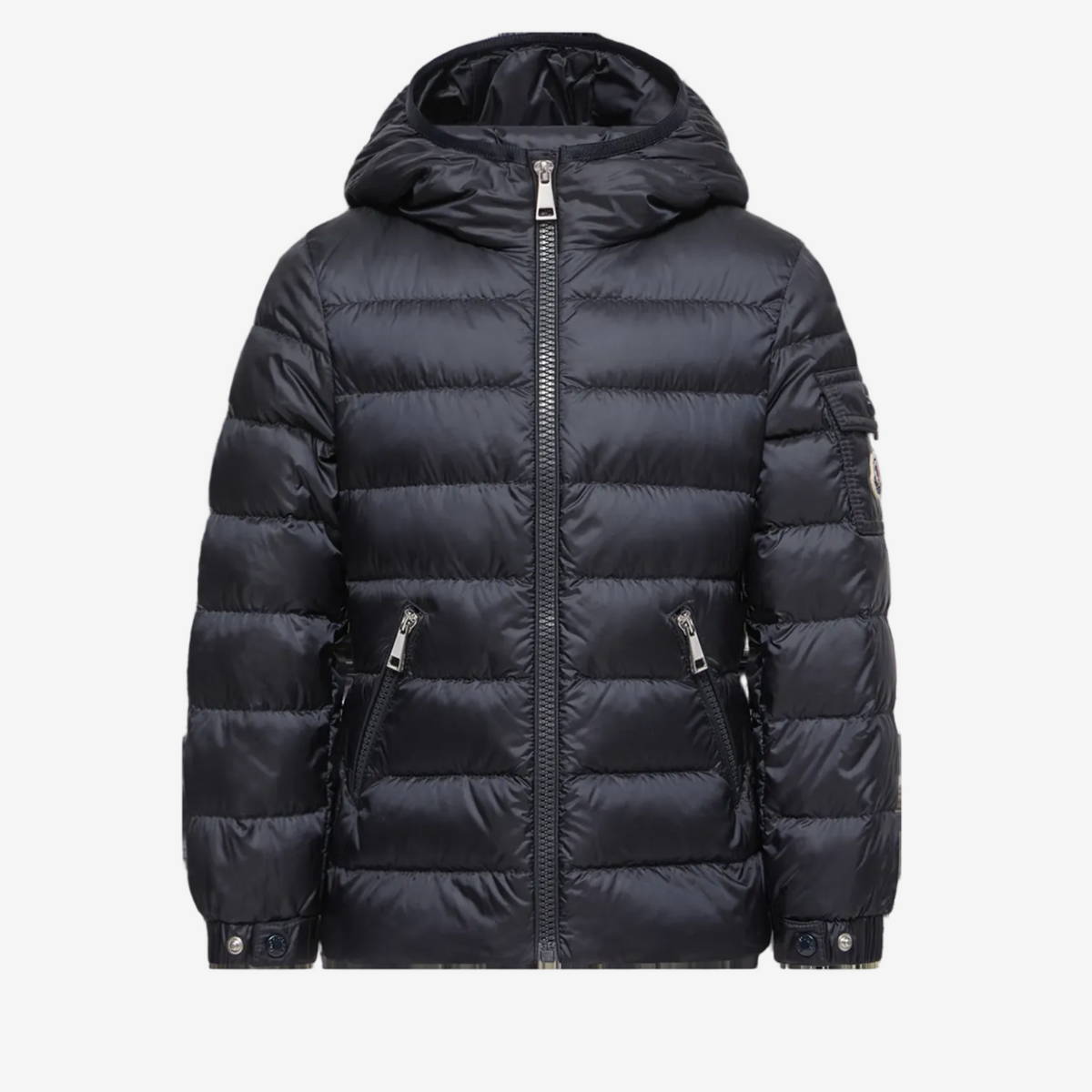 Moncler Enfant Girls Navy Gles Padded Jacket | Casa Childrenswear