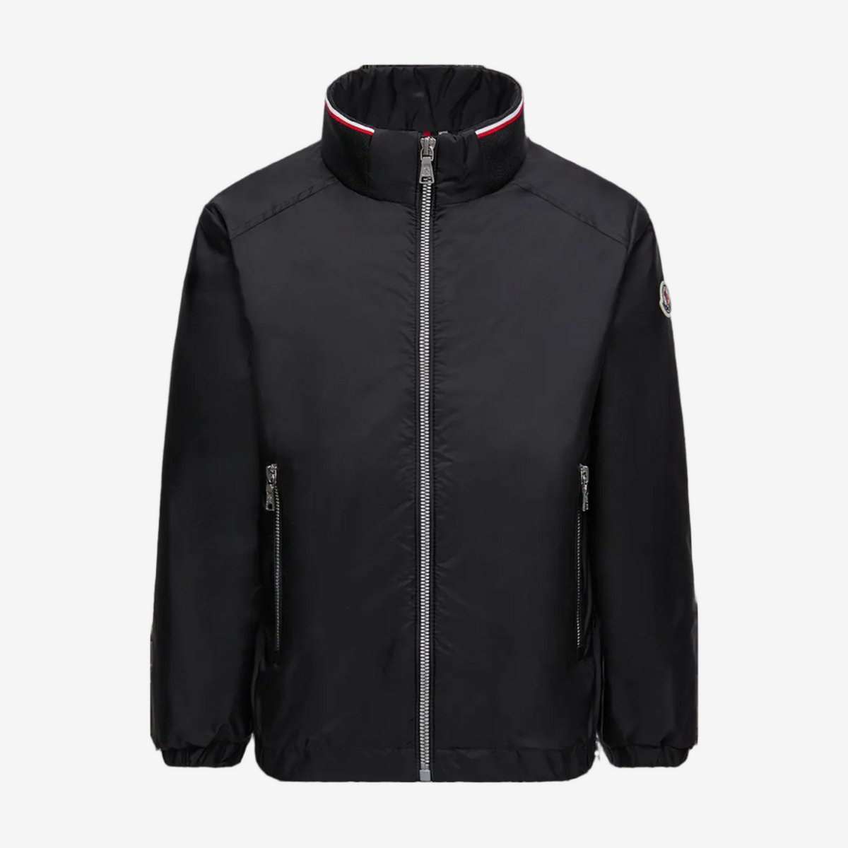 Moncler Enfant Boys Black Lightweight Hilmi Jacket | Casa Childrenswear