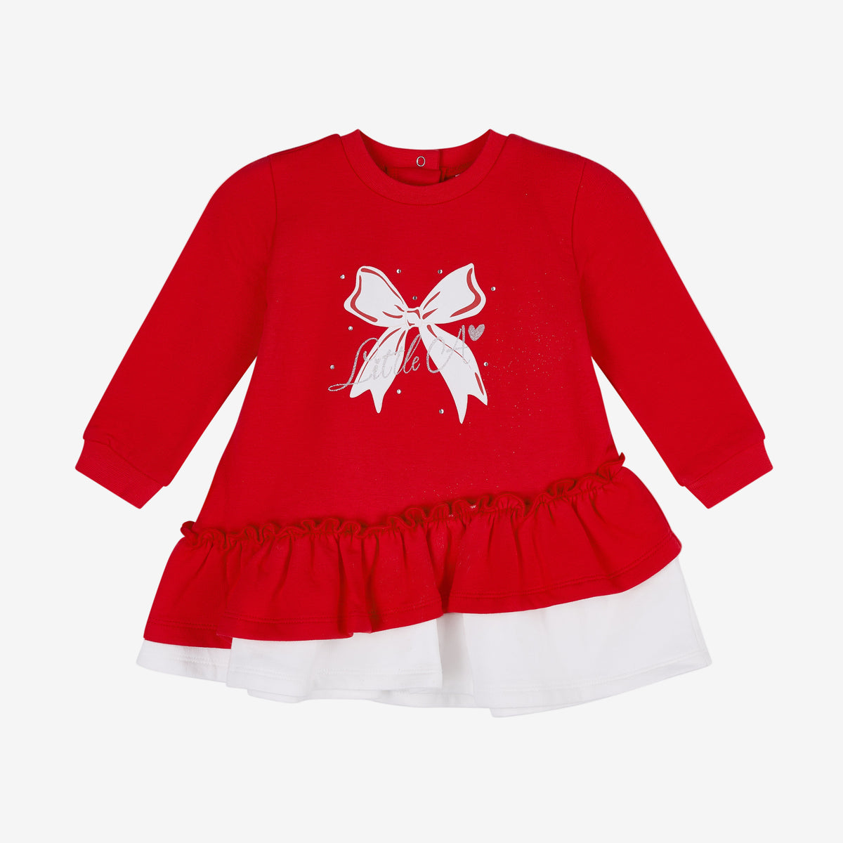 A Dee Katrina Bow Frill Sweat Dress | Casa Childrenswear