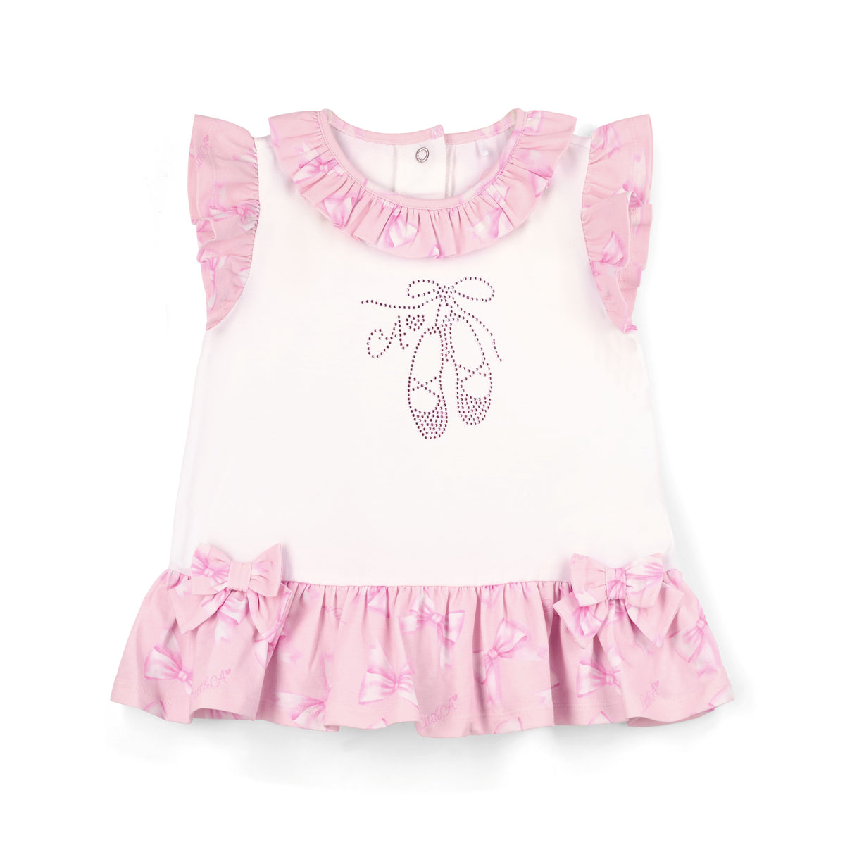 A Dee Oriana Bow Print Legging Set | Casa Childrenswear