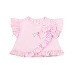 A Dee Ocean Bow Print Jam Pant Set | Casa Childrenswear
