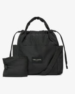Luna Black Drawstring Tote