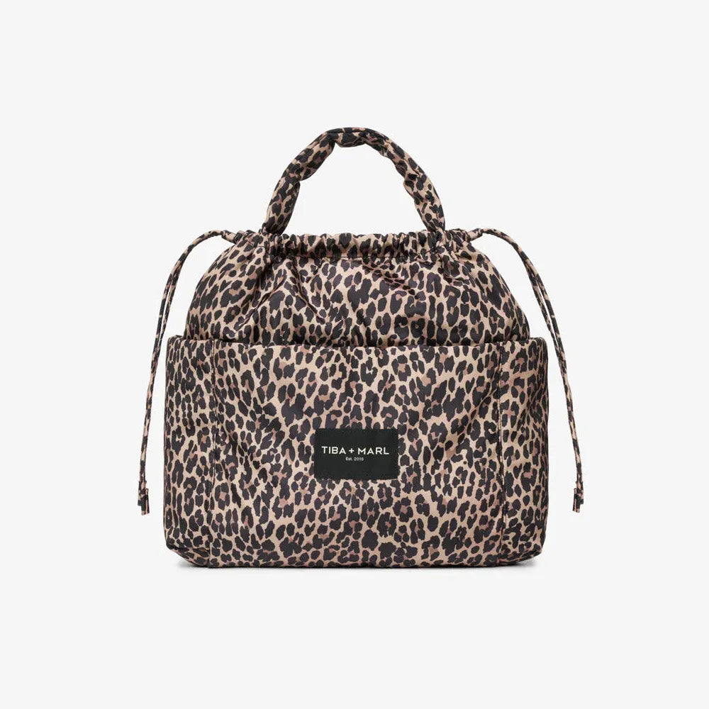 Tiba + Marl Luna Leopard Drawstring Tote | Casa Childrenswear