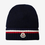 Moncler Enfant Boys Navy Beanie | Casa Childrenswear