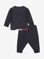 Moncler Enfant Boys Navy Tracksuit Set | Casa Childrenswear