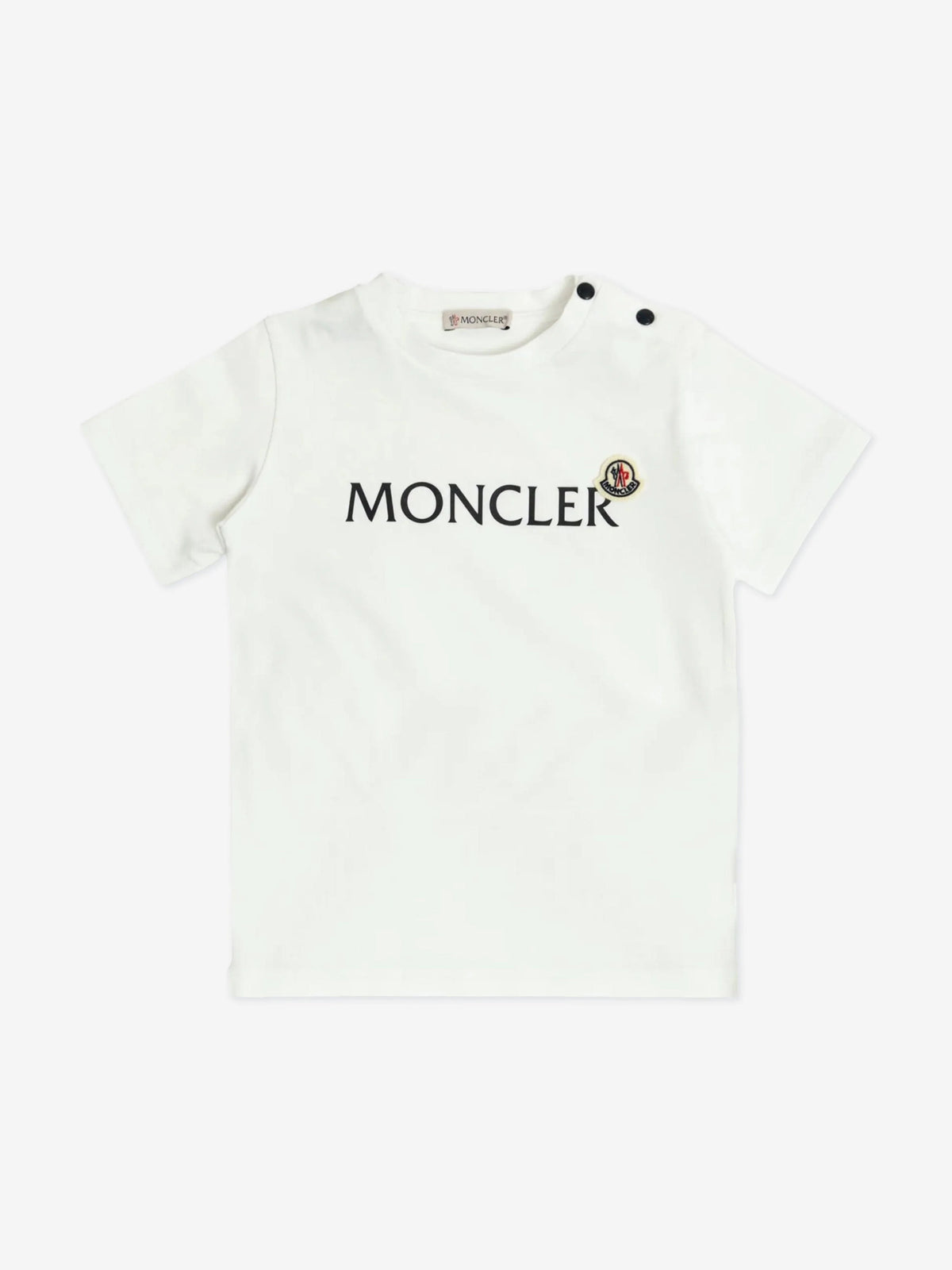 Moncler Enfant Boys White & Navy Short Set | Casa Childrenswear