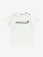 Moncler Enfant Boys White & Navy Short Set | Casa Childrenswear