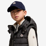 Moncler Enfant Boys Navy Cap | Casa Childrenswear