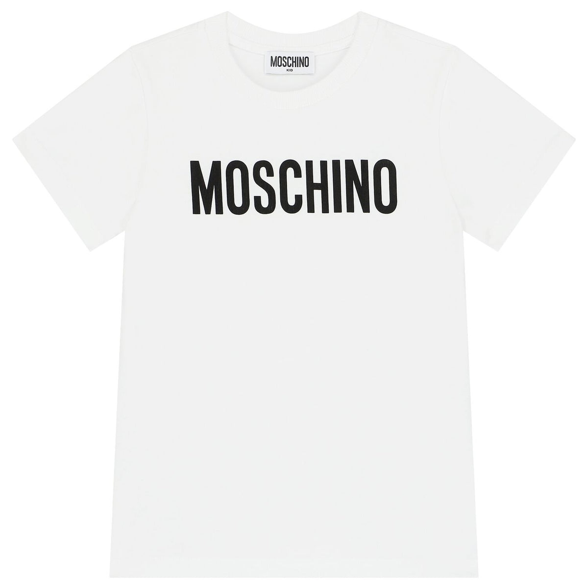 Moschino Boys White Logo T-Shirt | Casa Childrenswear