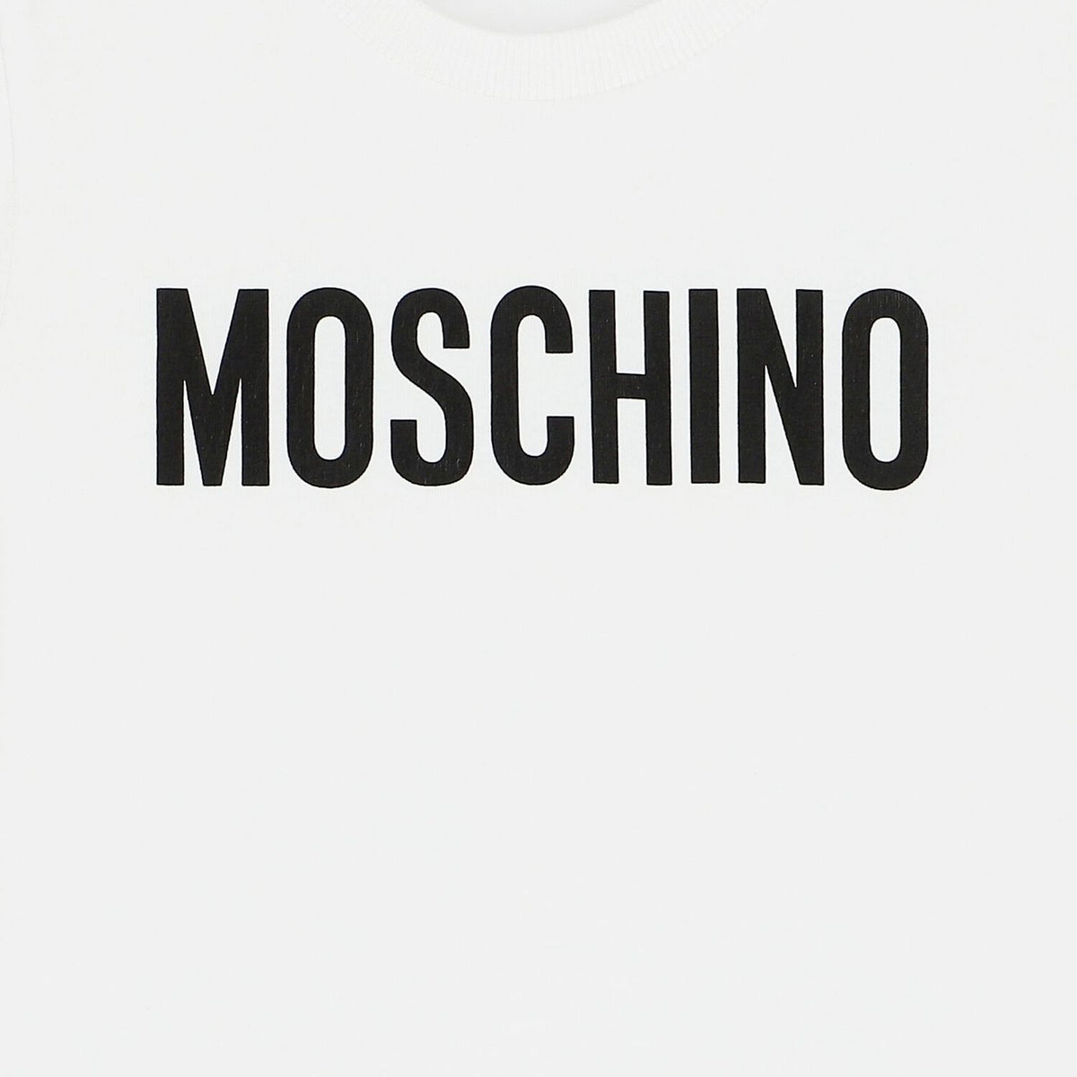 Moschino Boys White Logo T-Shirt | Casa Childrenswear