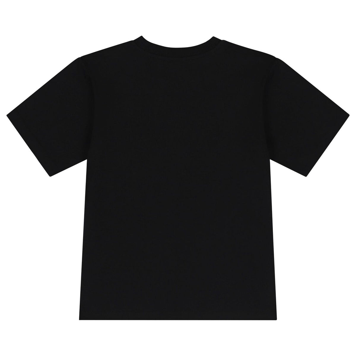 Moschino Girl Black Maxi T-Shirt | Casa Childrenswear