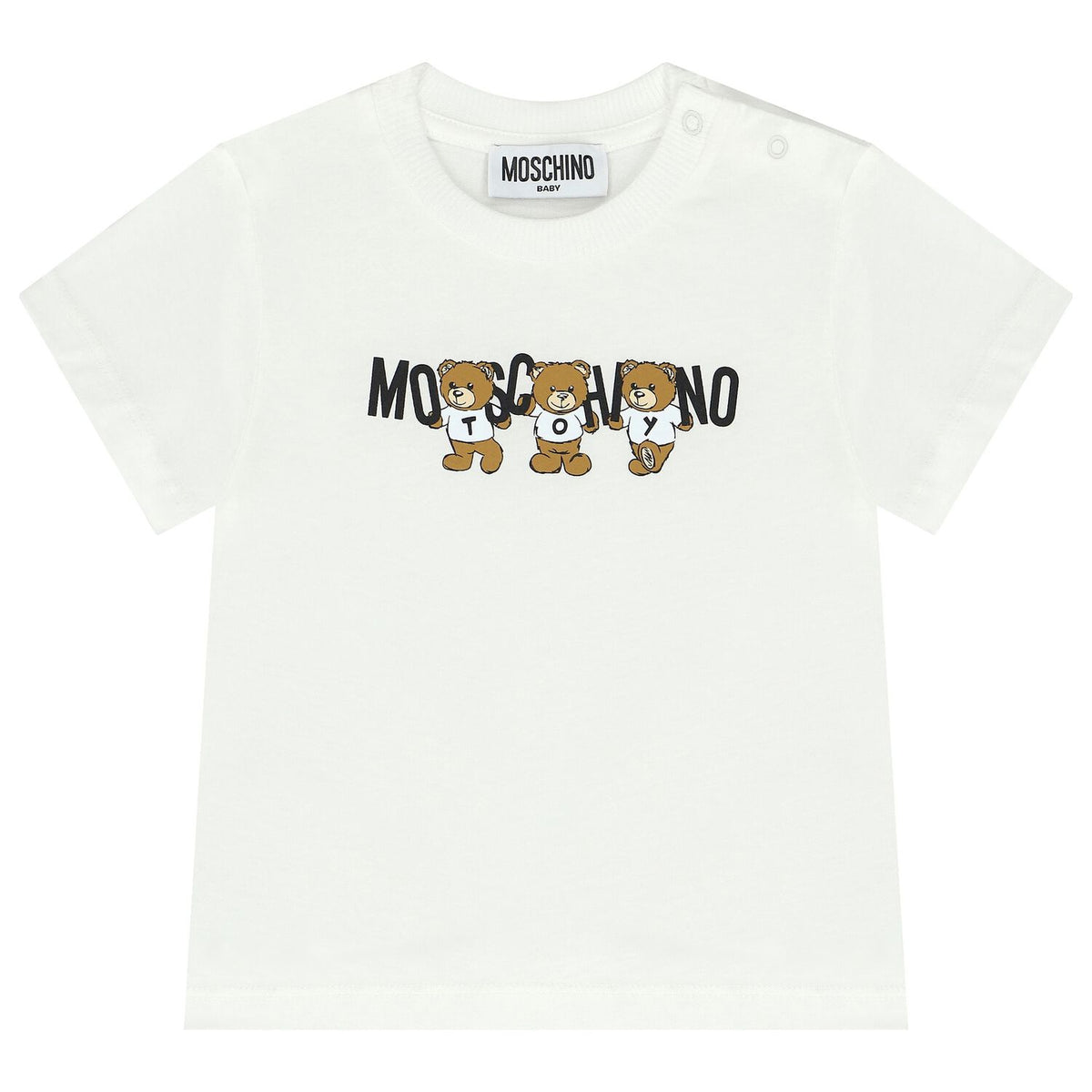 Moschino Baby Cloud Teddy Bear T-Shirt | Casa Childrenswear