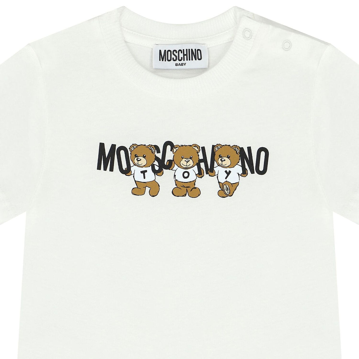 Moschino Baby Cloud Teddy Bear T-Shirt | Casa Childrenswear