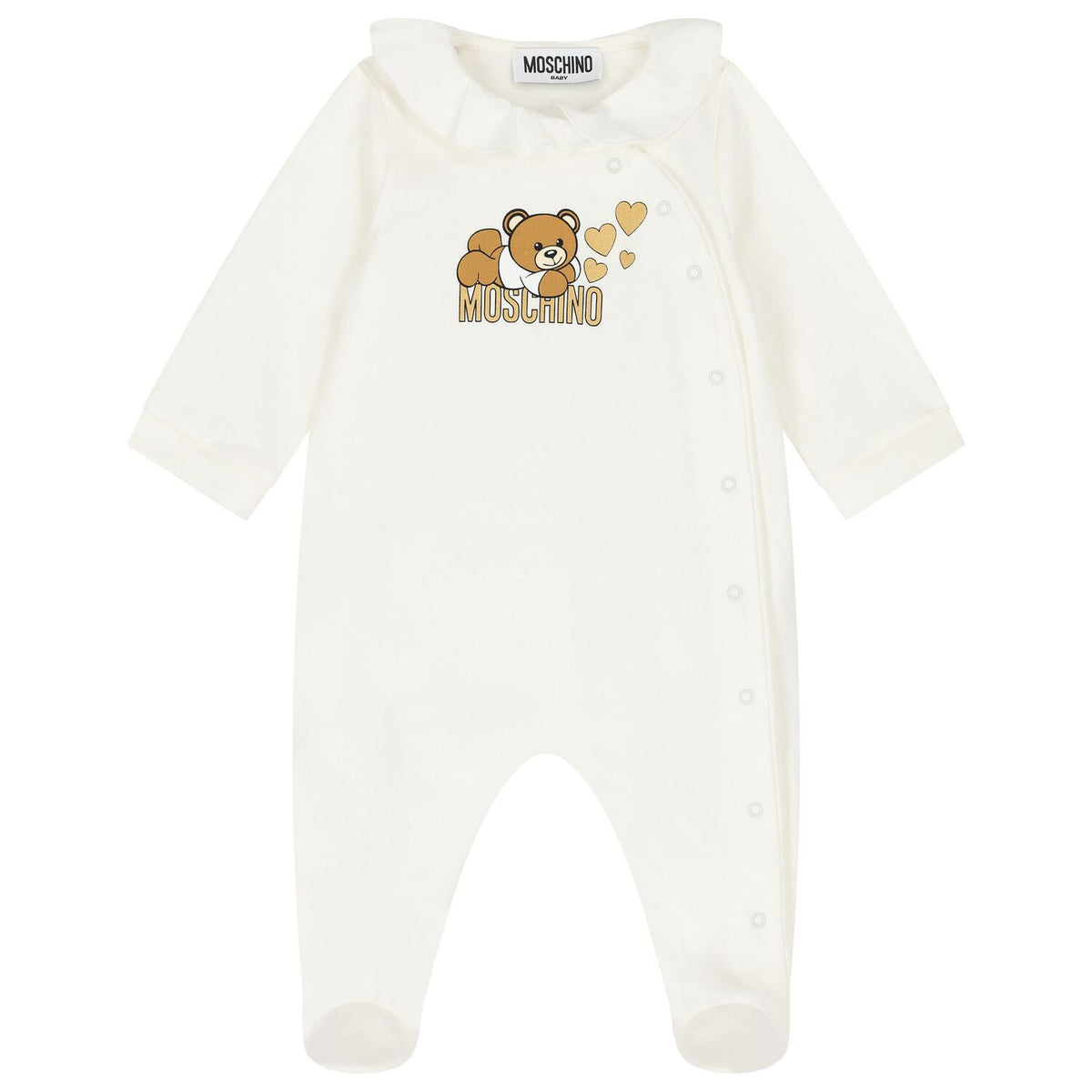Moschino Baby Girls Cloud Teddy Babygrow | Casa Childrenswear