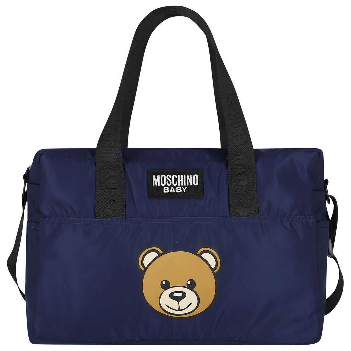 Baby Blue Teddy Logo Changing Bag