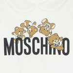 Moschino Baby White Teddy Babygrow | Casa Childrenswear
