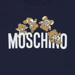 Moschino Baby Blue Teddy Logo T-Shirt | Casa Childrenswear