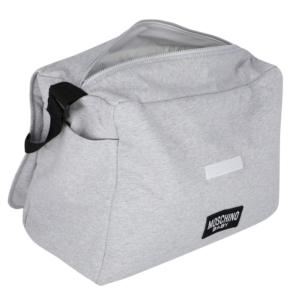 Moschino Baby Grey Teddy Logo Changing Bag | Casa Childrenswear