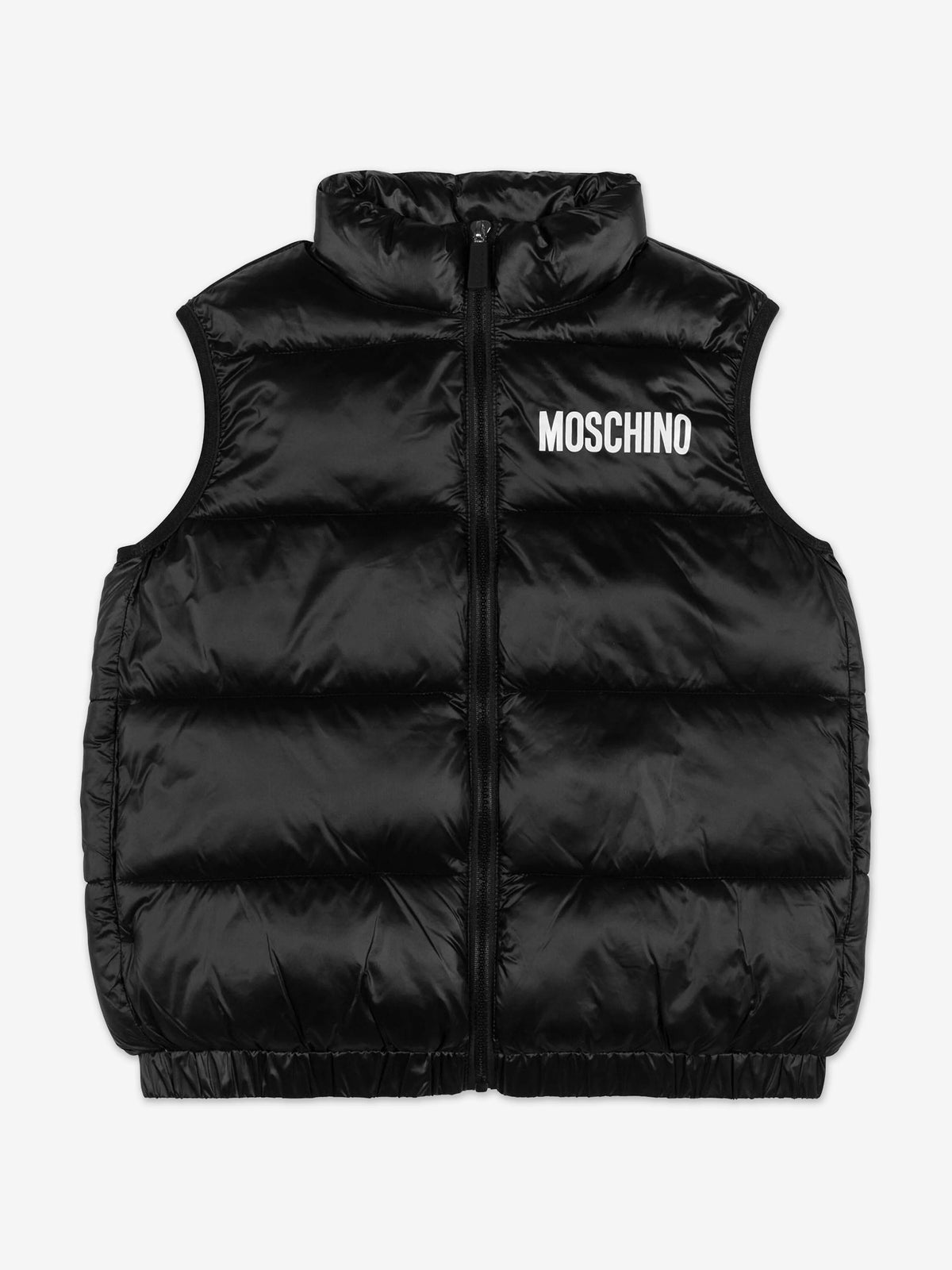 Moschino Black Teddy Padded Gilet | Casa Childrenswear