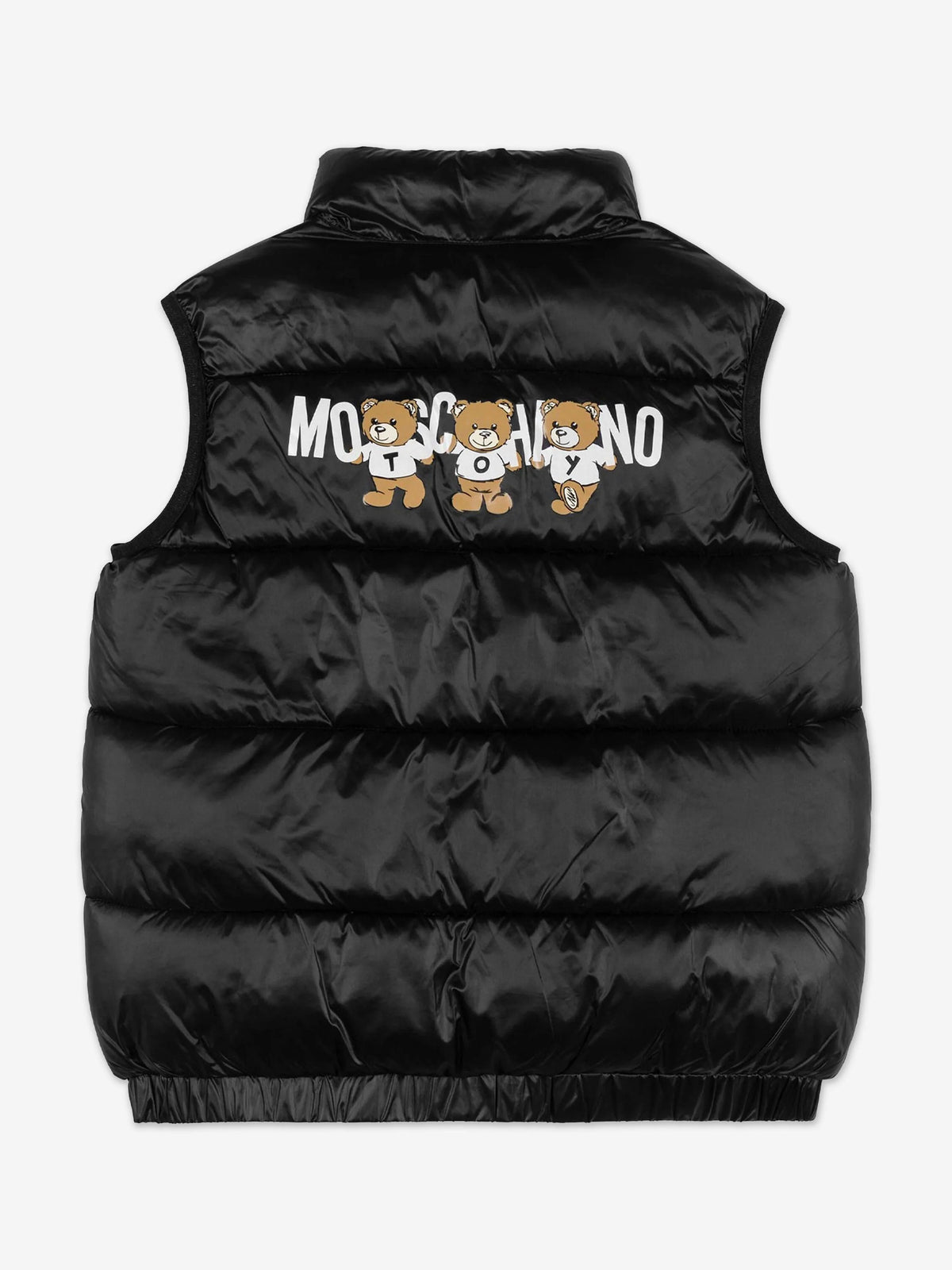 Moschino Black Teddy Padded Gilet | Casa Childrenswear