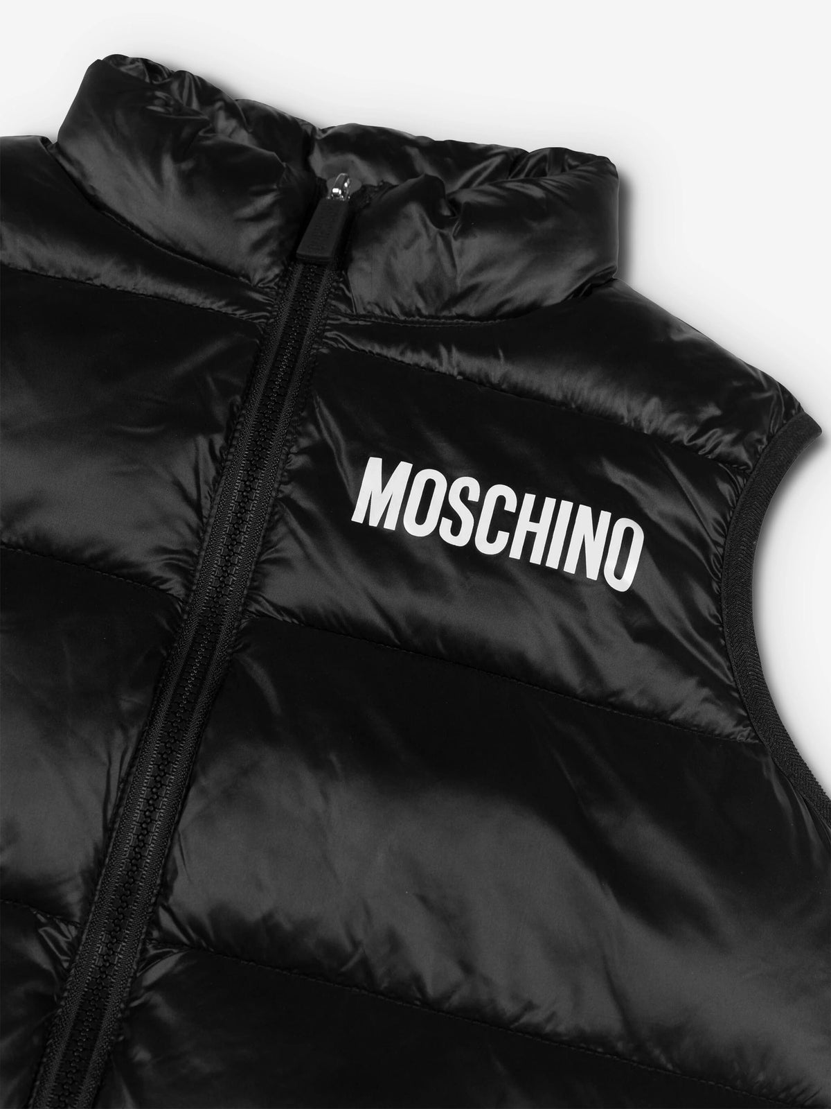 Moschino Black Teddy Padded Gilet | Casa Childrenswear