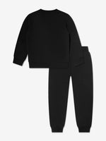 Moschino Black Logo Sweatshirt + Trousers | Casa Childrenswear