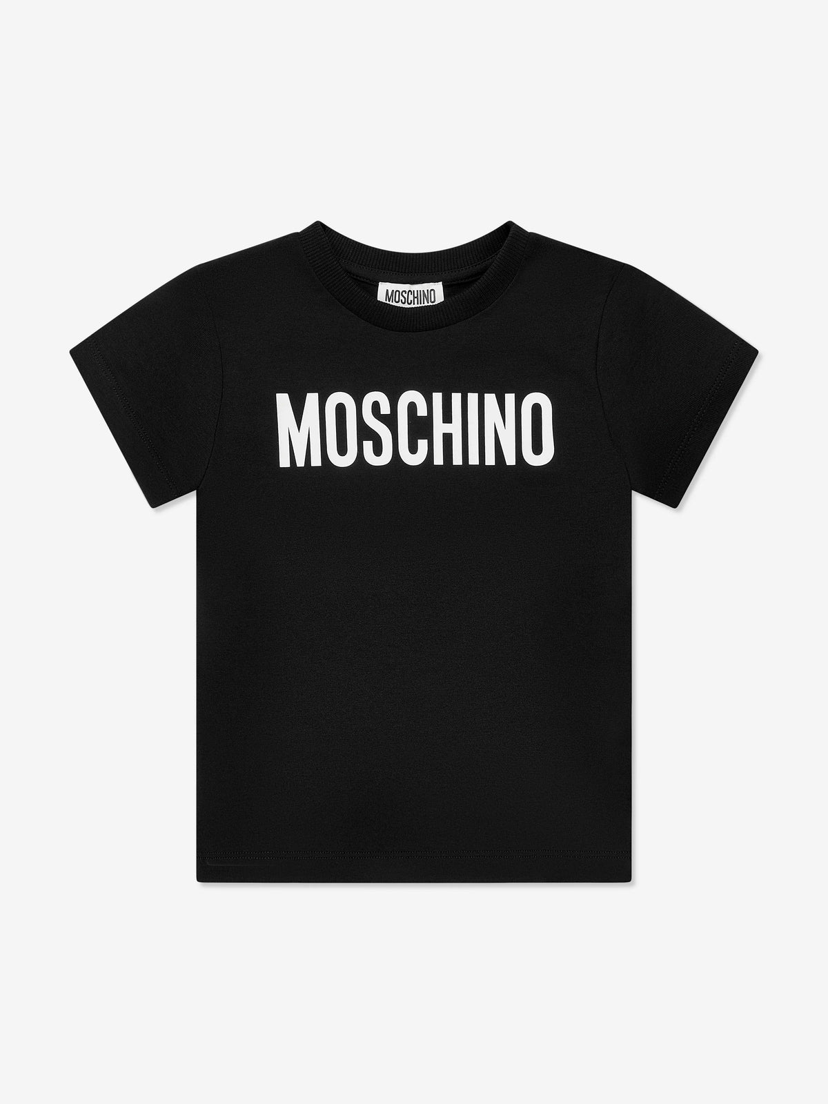 Moschino Black Logo T-Shirt | Casa Childrenswear