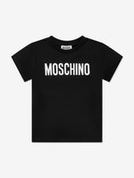 Moschino Black Logo T-Shirt | Casa Childrenswear