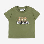 Moschino Baby Boys 3 Bear Green Short Set | Casa Childrenswear