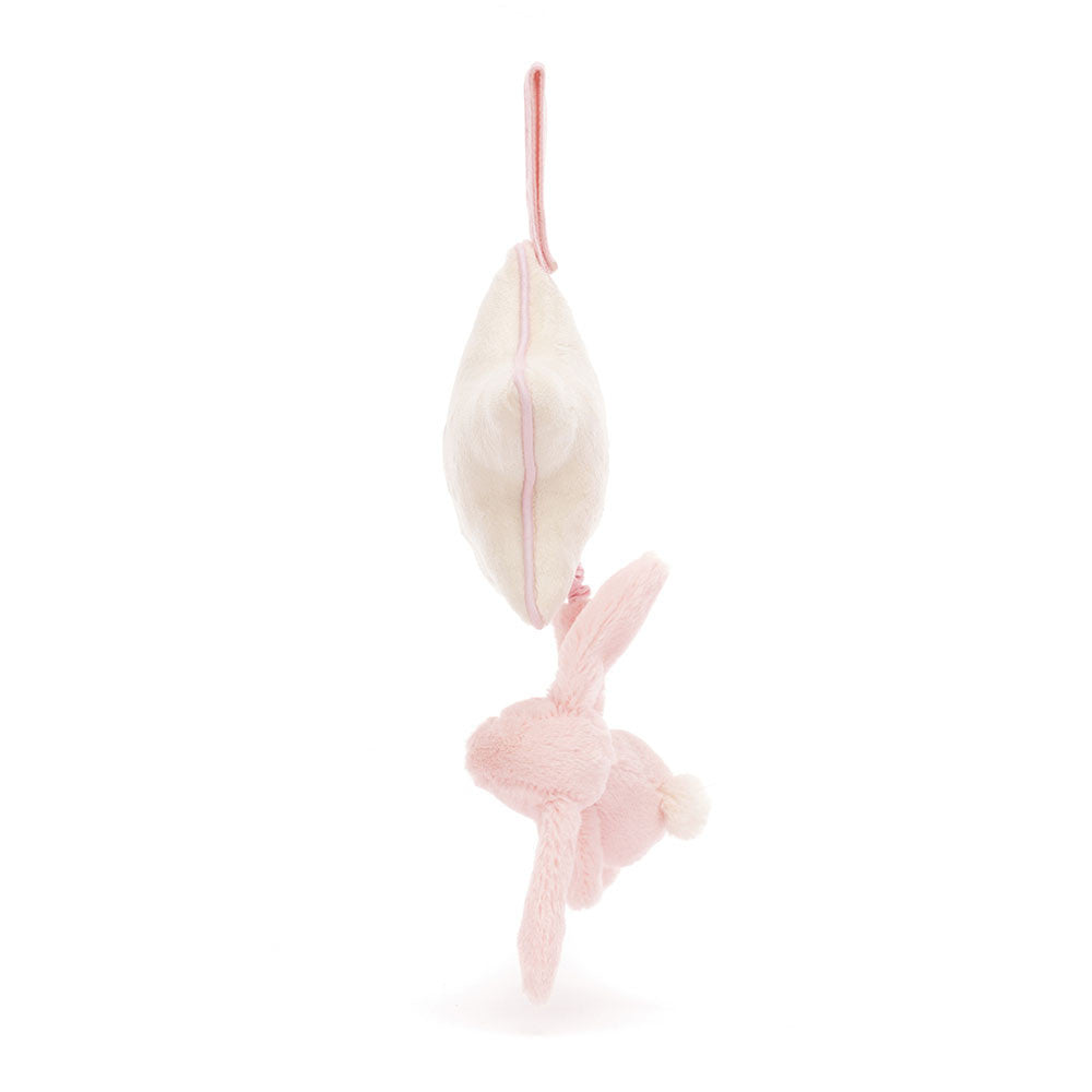 Jellycat Bashful Pink Bunny Musical Pull | Casa Childrenswear