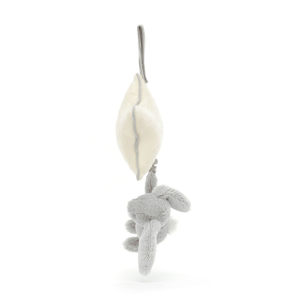 Jellycat Bashful Silver Bunny Musical Pull | Casa Childrenswear