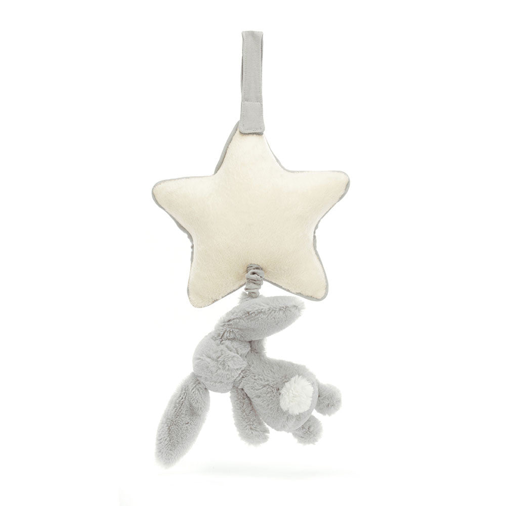 Jellycat Bashful Silver Bunny Musical Pull | Casa Childrenswear