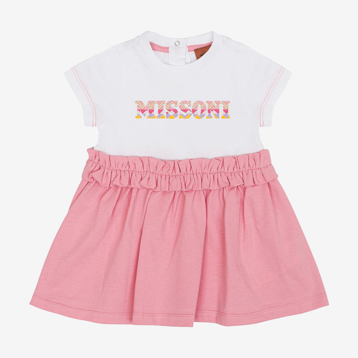Missoni Print Jersey Dress Pink | Casa Childrenswear