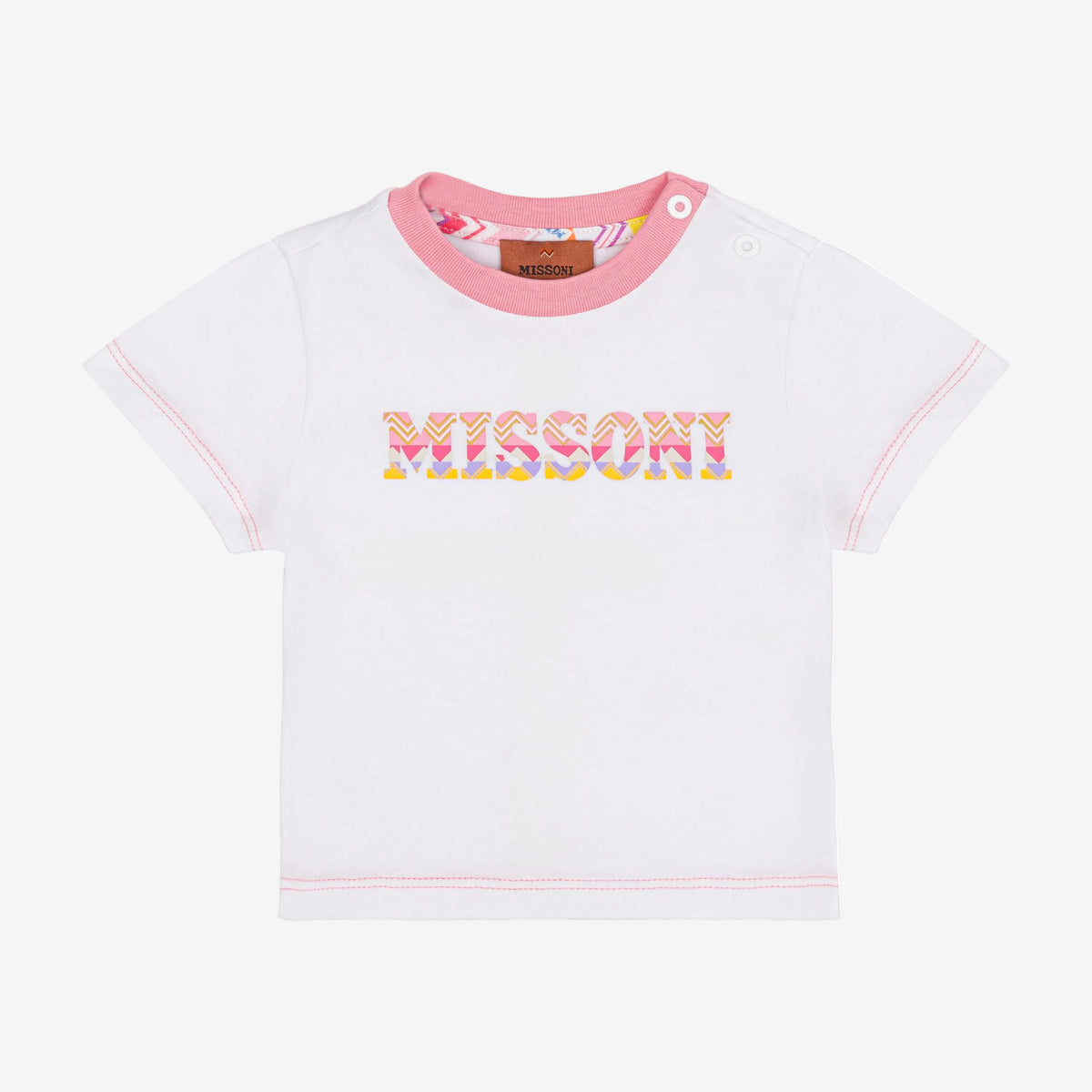 Missoni Print T-Shirt White | Casa Childrenswear
