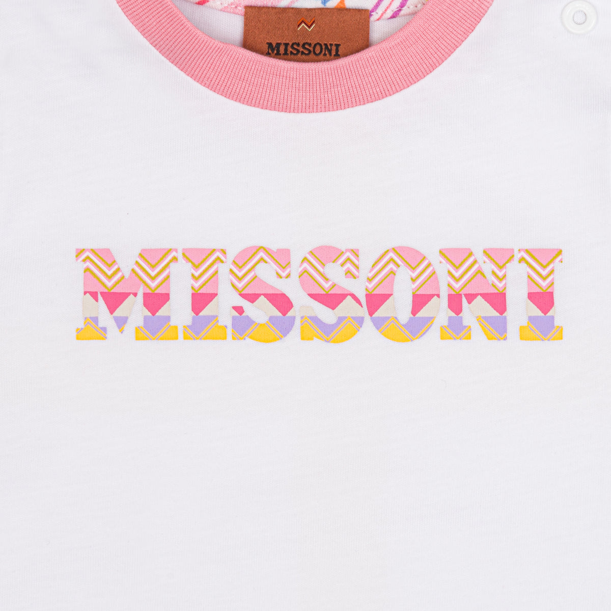 Missoni Print T-Shirt White | Casa Childrenswear