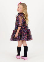 Angels Face Myrtle Millifiori Tulle Dress Black | Casa Childrenswear