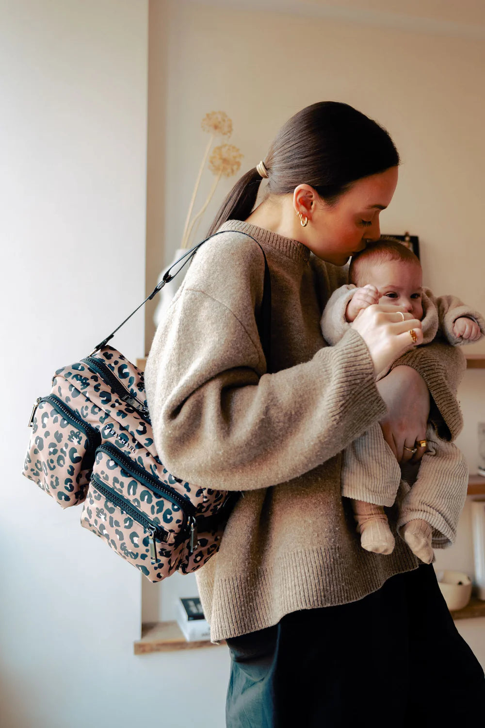 Tiba + Marl Axel Organiser Neutral Leopard | Casa Childrenswear