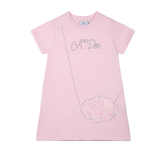 A Dee Carmen Pink Handbag Dress | Casa Childrenswear