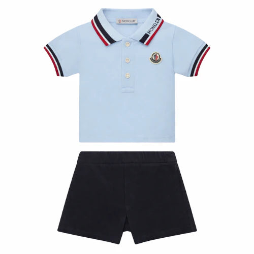 Moncler Enfant Baby Boys Polo and Short Set | Casa Childrenswear