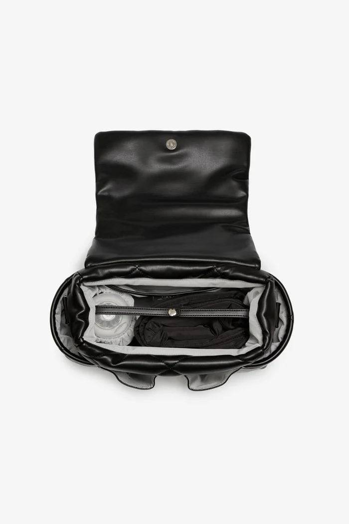Tiba + Marl Nova Eco Compact Changing Bag Black Quilted | Casa Childrenswear