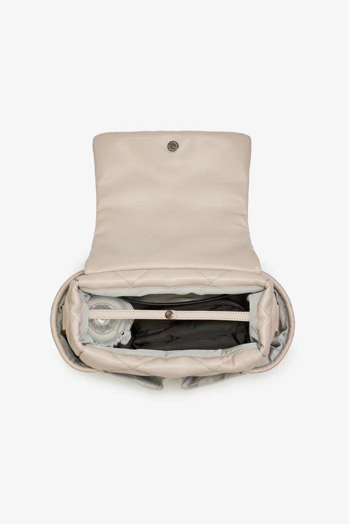 Tiba + Marl Nova Eco Compact Changing Bag Oyster Quilted | Casa Childrenswear