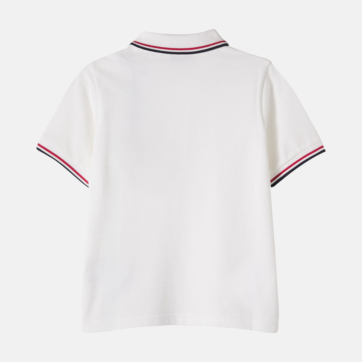 Moncler Enfant Boys White Short Sleeve Polo | Casa Childrenswear