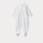Bonpoint White Pyjama Velour Basic | Casa Childrenswear