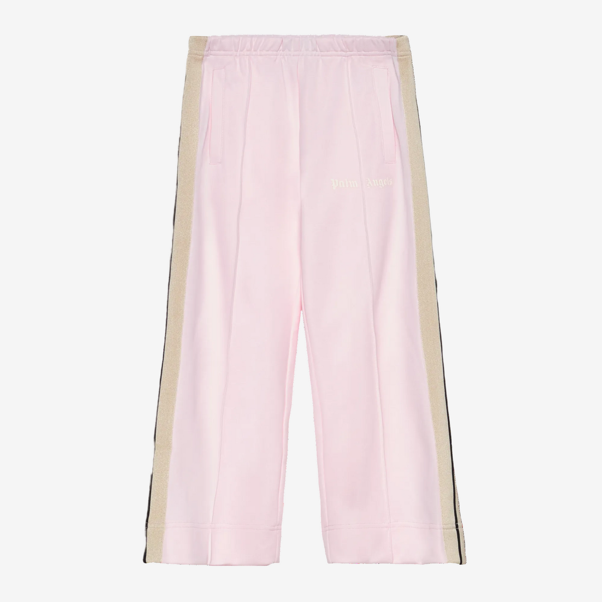 Palm Angels Girls Pink Wide Leg Track Pant | Casa Childrenswear