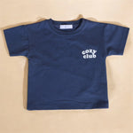 Cozy Crew Club Graphic Navy Tee | Casa Childrenswear
