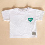 Cozy Crew Club Graphic Green Heart Tee | Casa Childrenswear